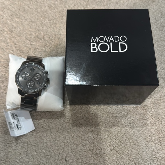 Movado Men's Bold Verso Chronograph Watch - Picture 3 of 4
